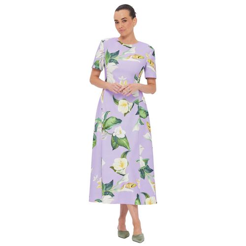 LEO LIN Caroline Short Sleeve Midi Dress